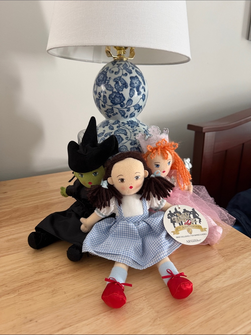 Dorothy ,Glinda, Wicked Witch plush Classic Storybook dolls